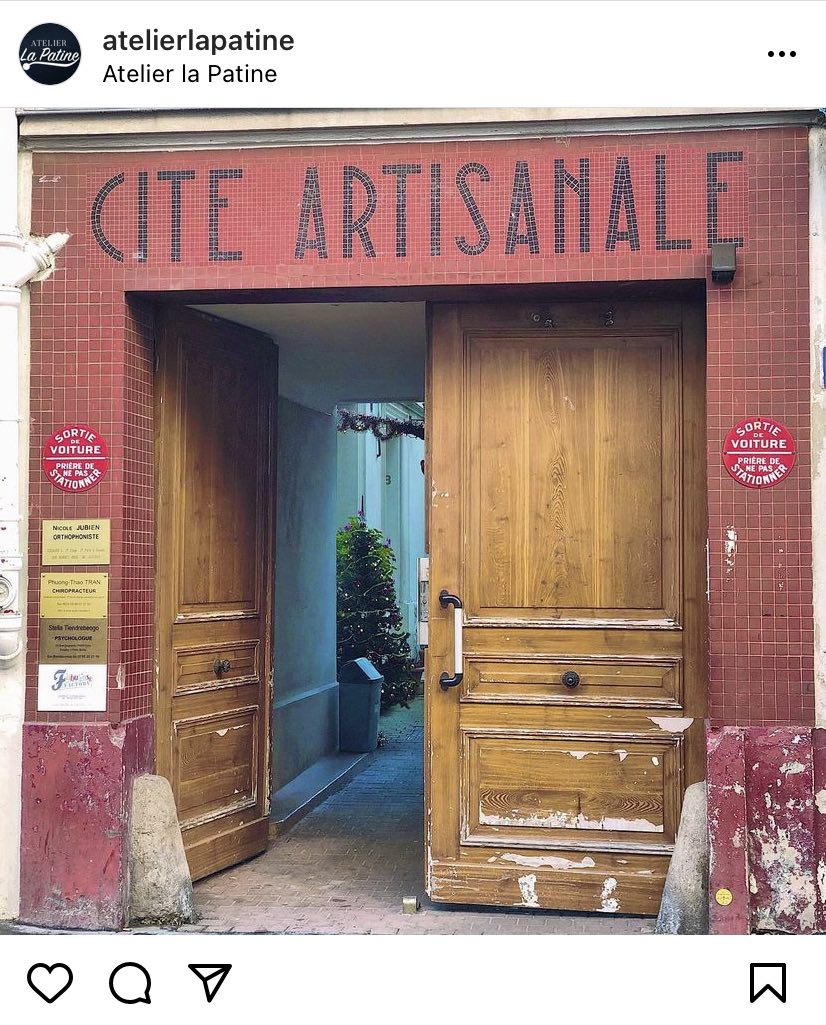 la cité artisanale a Parigi